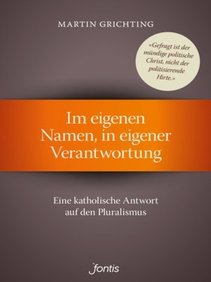 cover image of Im eigenen Namen, in eigener Verantwortung